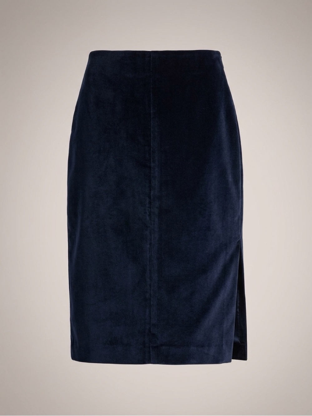 Banana Republic Navy Pencil Skirt with Side Slit